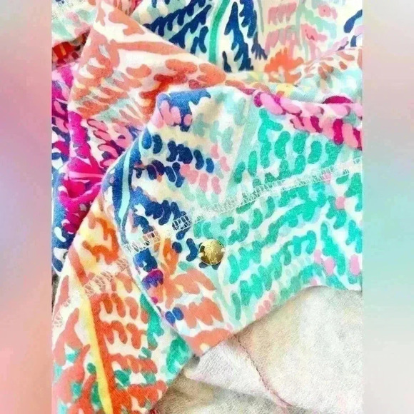 Lilly Pulitzer UPF 50+ Tammy French Terry Dress Pink Style# 81656 - Picture 5 of 8